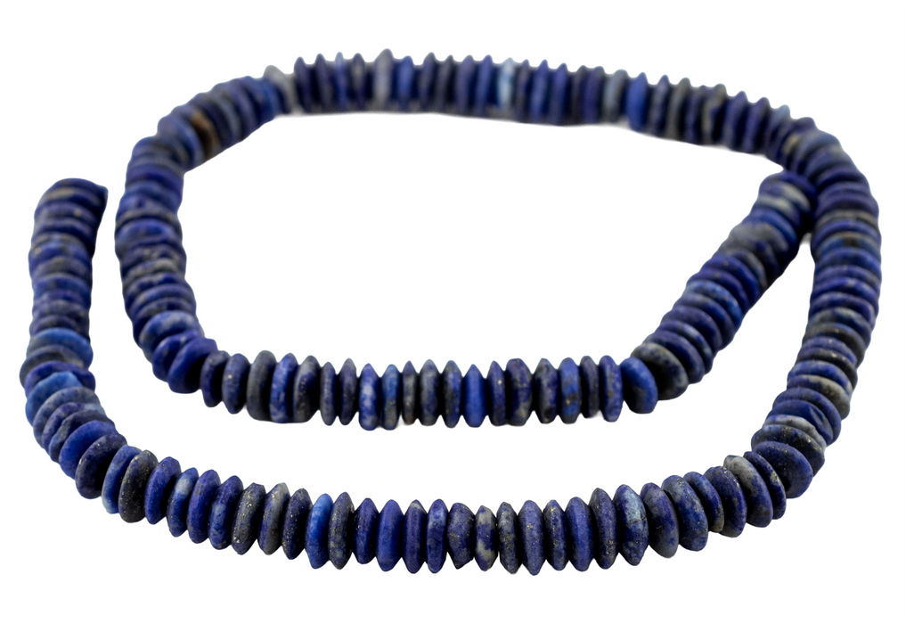 Lapis Lazuli Saucer Beads (8mm)