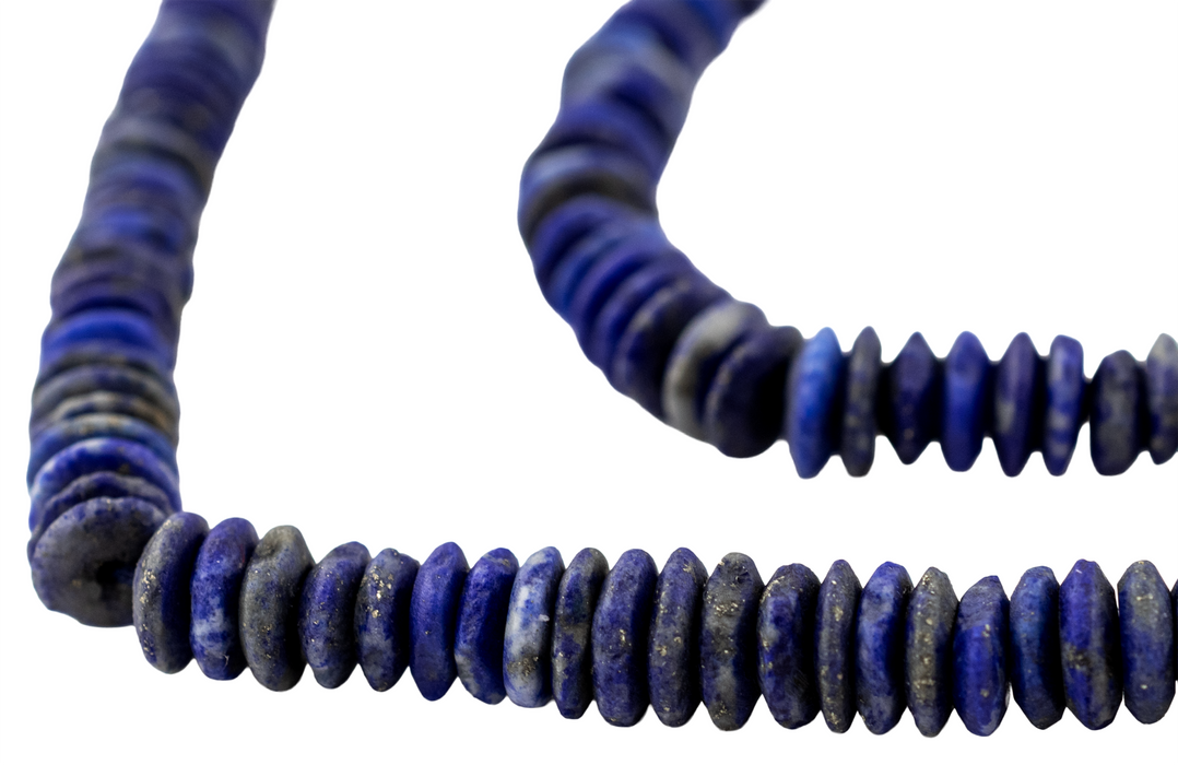 Lapis Lazuli Saucer Beads (8mm)