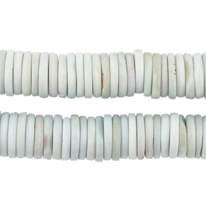 Pastel Blue Bone Button Beads (12mm)