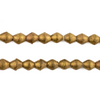 Ethiopian Brass Bicone Beads (6x5mm)