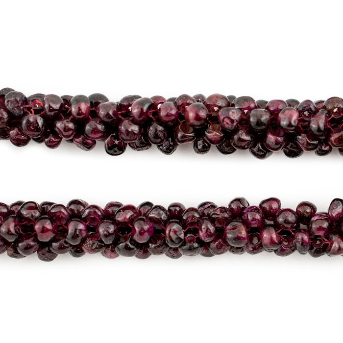 Red Garnet Rope Beads (4mm)