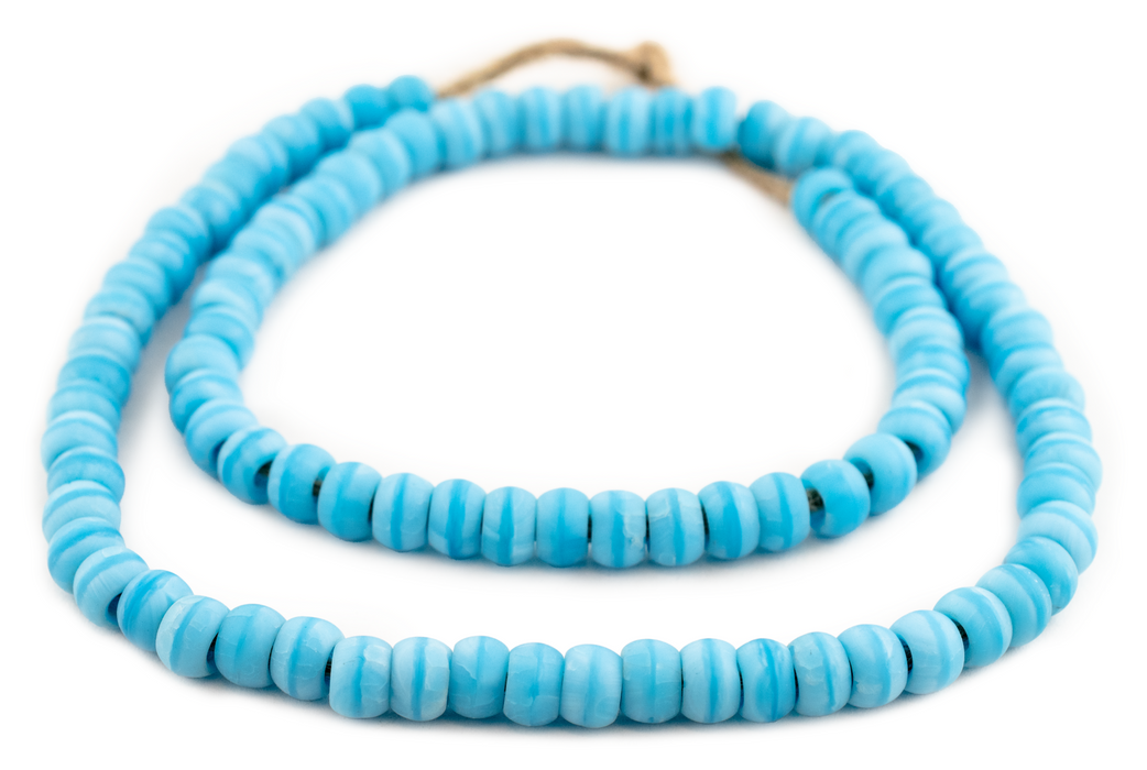 Sky Blue Padre Beads (9mm) - The Bead Chest