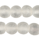 Clear Recycled Glass Beads (18mm)