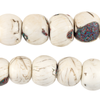 Inlaid Round Naga Graduated Conch Shell Beads (15-20mm)