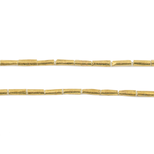 Brass Tube Ethiopian Beads (7x2mm)