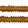 Amber Rondelle Recycled Glass Beads