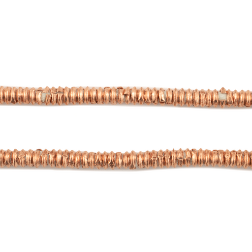 Copper Heishi Ethiopian Beads (4mm)