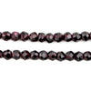 Faceted Hex Cut Garnet Beads (6mm)