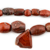 Old African Red Jasper Beads #13414
