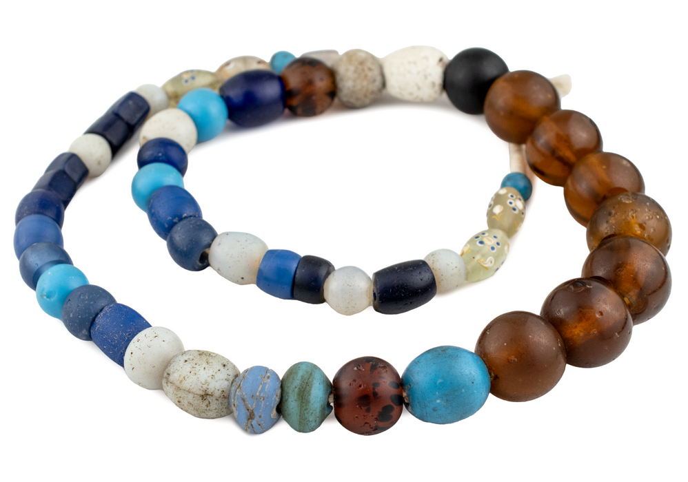 Old Assorted Opate & Venetian French Ambassador Beads #16735
