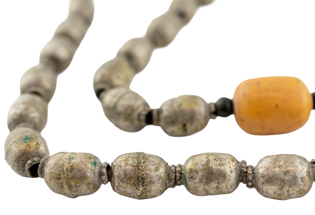 Old Silver Ethiopian Prayer Beads (Fancy)