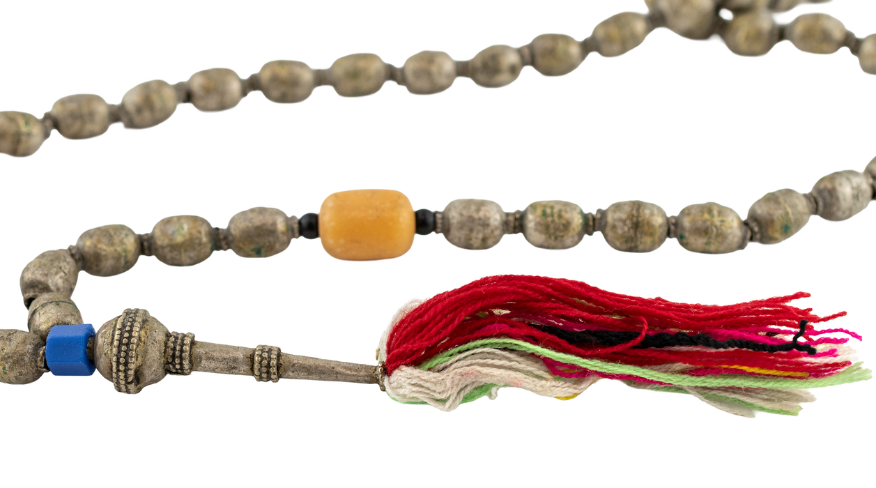 Old Silver Ethiopian Prayer Beads (Fancy)