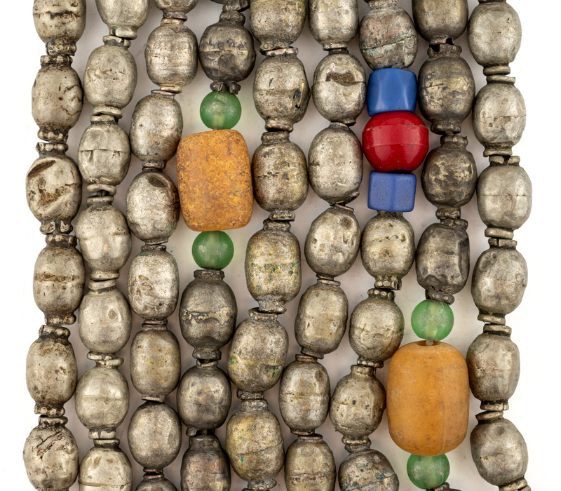 Old Silver Ethiopian Prayer Beads (Fancy)