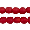 Red Recycled Glass Beads (14mm)