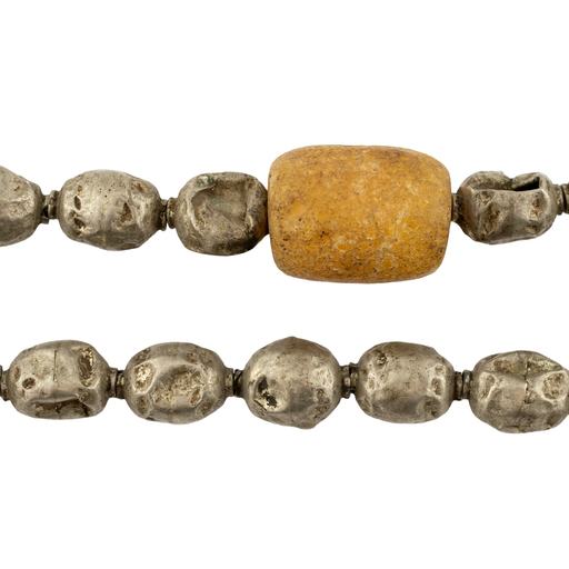 Old Silver Ethiopian Prayer Beads (with Tassel)