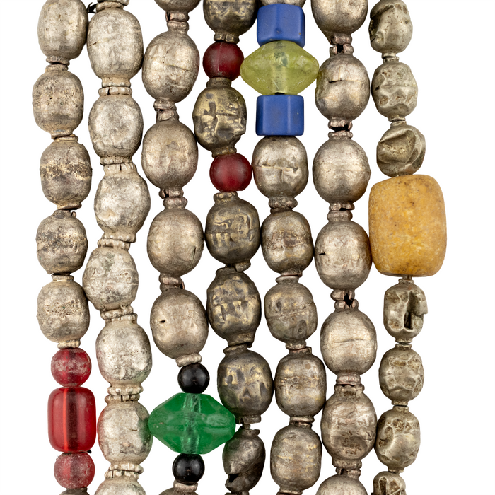 Old Silver Ethiopian Prayer Beads (with Tassel)