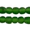 Green Recycled Glass Beads (14mm)