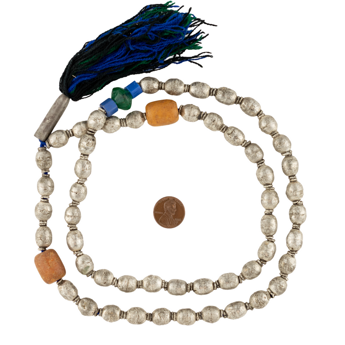 Old Silver Ethiopian Prayer Beads (Premium)