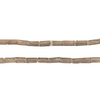 Ethiopian Dark Silver Tube Beads (3mm)