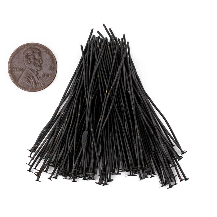 Midnight Brass 21 Gauge 2 Inch Head Pins (Approx 500 pieces) - The Bead Chest