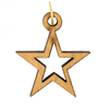 Olive Wood Pendant from Bethlehem (Star)