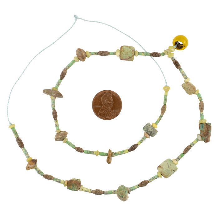 Assorted Afghan Turquoise Stone Beads