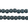 Charcoal Grey Round Natural Wood Beads (8mm)
