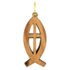 Olive Wood Pendant from Bethlehem (Fish)