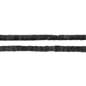 Dark Green Serpentine Heishi Beads (4mm)