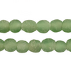 Light Green Recycled Glass Beads (11mm)