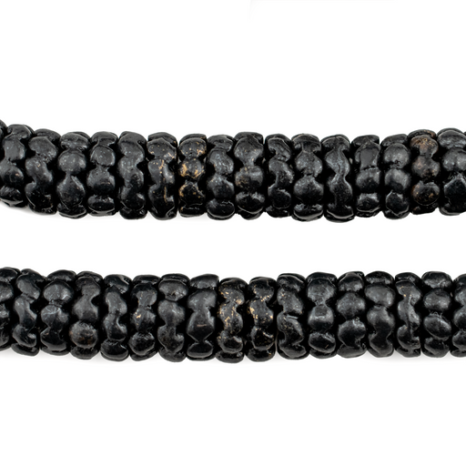 Midnight Brass Aja Flower Beads (11mm)
