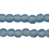 Light Blue Recycled Glass Beads (11mm)