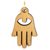Olive Wood Pendant from Bethlehem (Hamsa)