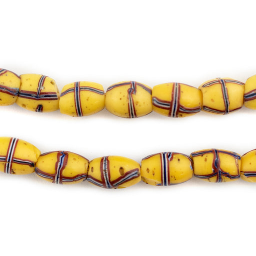 Old Venetian French Cross Beads (Long Strand) #13437 - The Bead Chest