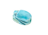 Turquoise Egyptian Soapstone Scarab Bead (18x12mm)