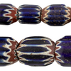 Rare Antique Venetian Seven-Layer Chevron Beads – Museum-Grade Collector Strand