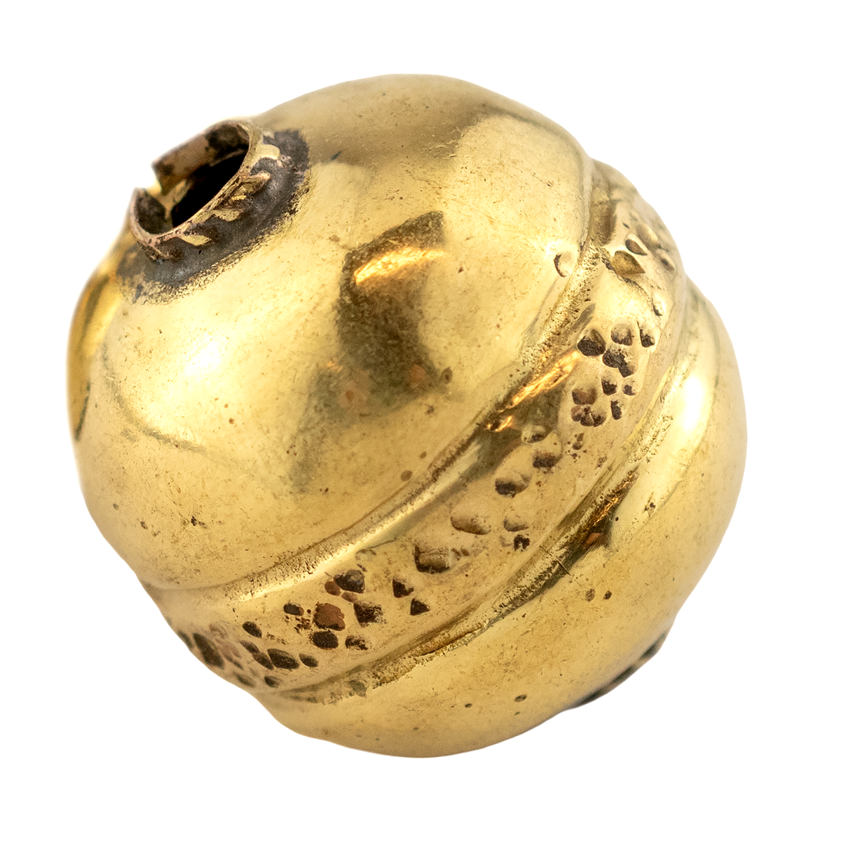 Jumbo Artisanal Brass Bead (30x28mm) — The Bead Chest