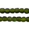Forest Green Recycled Glass Beads (11mm)