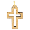 Olive Wood Pendant from Bethlehem (Cutout Cross)