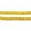 Translucent Sunflower Yellow Vinyl Phono Record Beads (6mm)