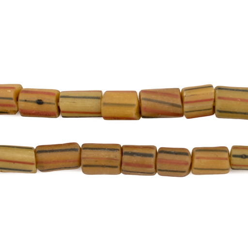 Rasta Java Gooseberry Cylinder Beads (10x7mm)