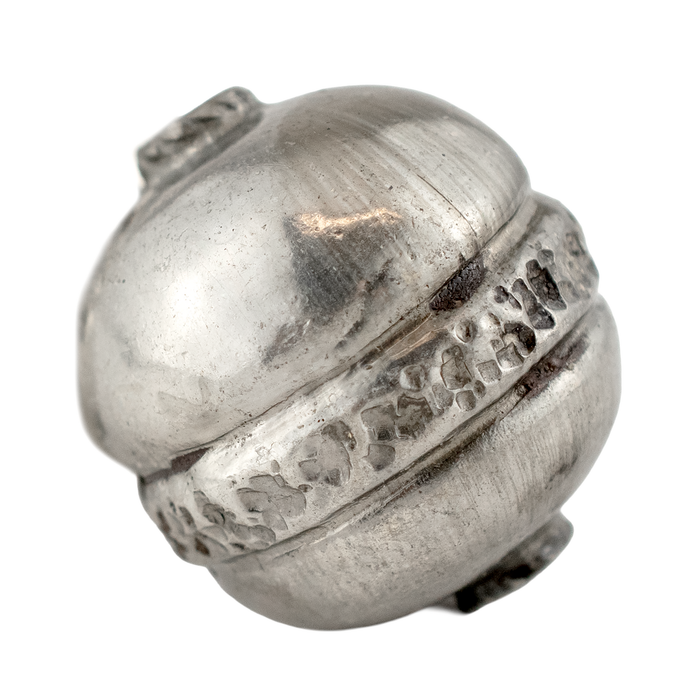 Jumbo Artisanal Silver Bead (30x28mm)