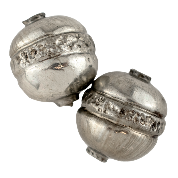 Jumbo Artisanal Silver Bead (30x28mm)
