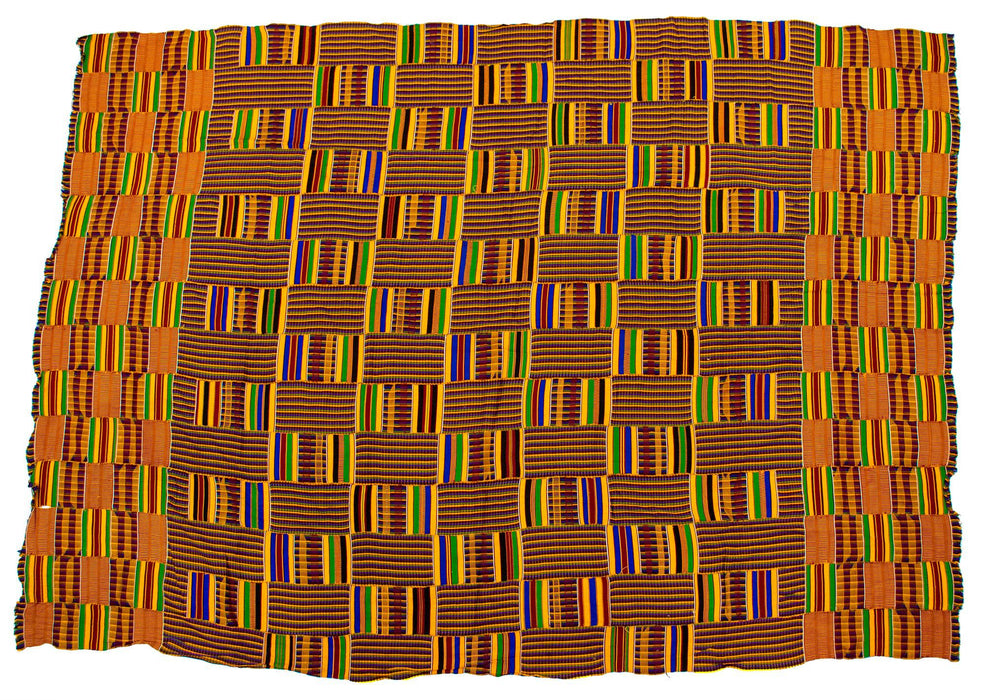 African Ashanti Kente Cloth #14878 - The Bead Chest