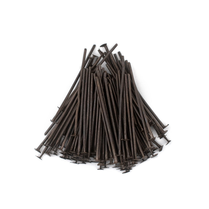 Antiqued Brass 21 Gauge 1 Inch Head Pins (Approx 500 pieces) - The Bead Chest