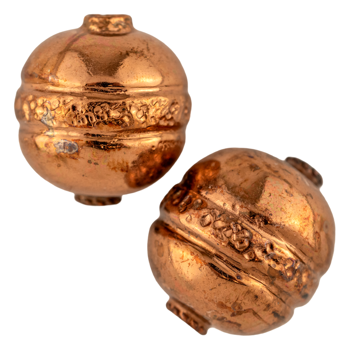 Jumbo Artisanal Copper Bead (30 x 28mm)