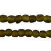 Olive Green Recycled Glass Beads (9mm)