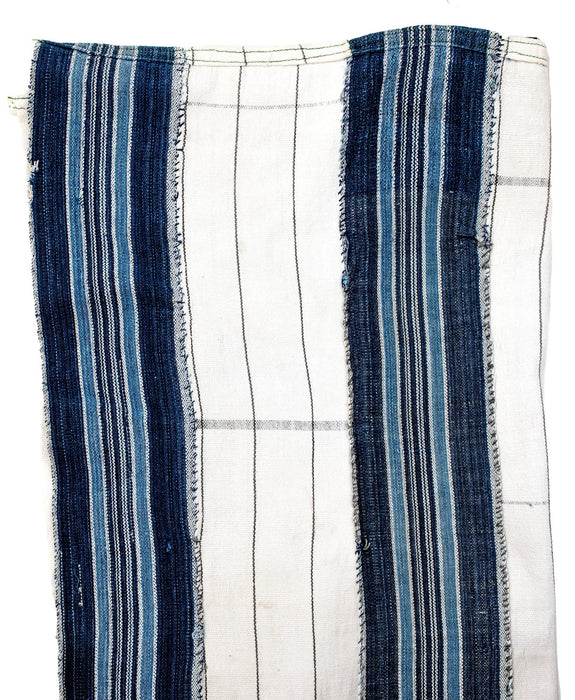 West African Bondoukou Indigo Cloth #10416 - The Bead Chest