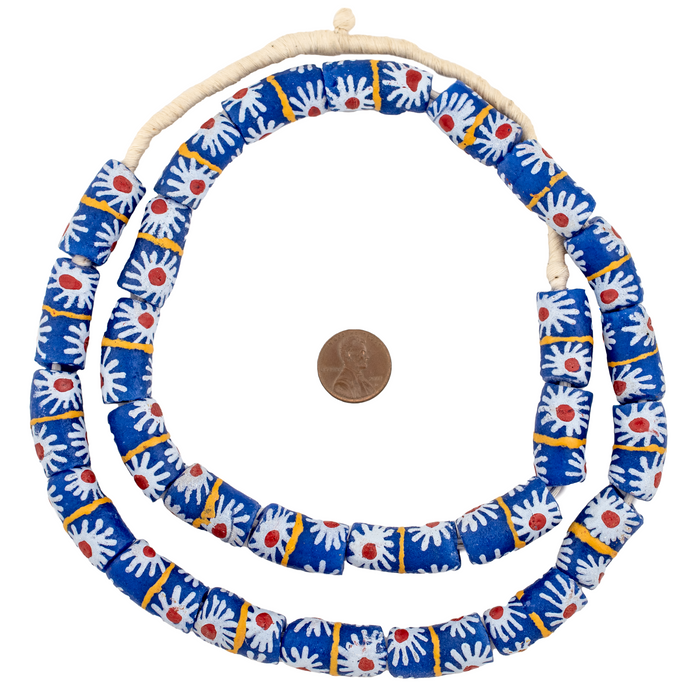 Southwest Style Cylindrical Krobo Beads - The Bead Chest