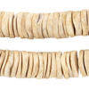 Jumbo Vintage Ocean Shell Heishi Beads (17mm) #17524